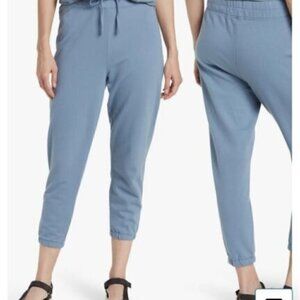 New James Perse Drawstring Waist Tapered Blue Jogger Sweatpants NWT Size 3/Large